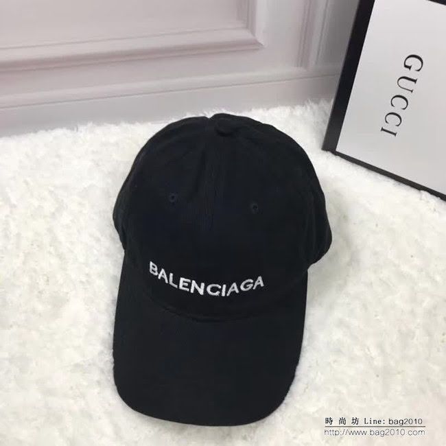 BALENCIAGA巴黎世家 2018百搭款 棒球帽 男女同款 LLWJ6991